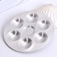 thumbnail image 1 of QUMIIRITY 2Pcs Premium Stainless Steel Paint Mixing Tray with Smooth Rounded Edges for Art, 1 of 8