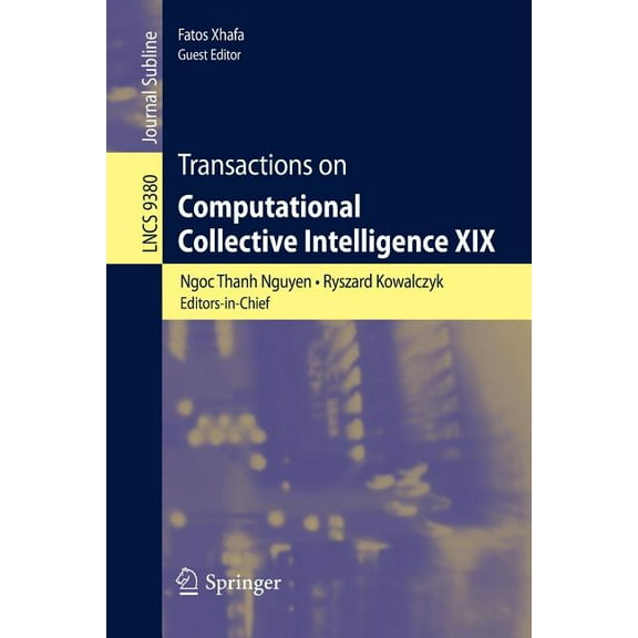 Transactions on Computational Collective Intelligence XIX, (Paperback)