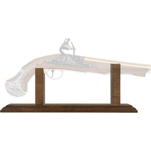 Wooden Flintlock Pistol Stand by Medieval Collectibles