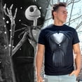 thumbnail image 4 of Disney's The Nightmare Before Christmas Men's Jack Skellington Tuxedo Costume Adult Short Sleeve T-Shirt, 4 of 6