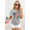thumbnail image 6 of MOUSYA 4th of July Shirts Women Faith Family Freedom Tshirt American Flag T Shirts Star Stripes Patriotic Shirts Top, 6 of 10