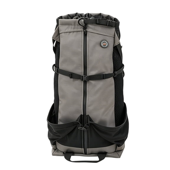 CSStudio Extra Large Adjustable Dog Carrier Backpack for Medium Large Dogs, Breathable Outdoor Pet Travel Backpack Grey