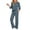 Navy-03, variant on REALiKUN Women's 2 Piece Lounge Sets - Pajamas Matching Outfits 3/4 Sleeve Fall Clothes, Vacation Comfy Casual Sweatsuits for Home & Travel
