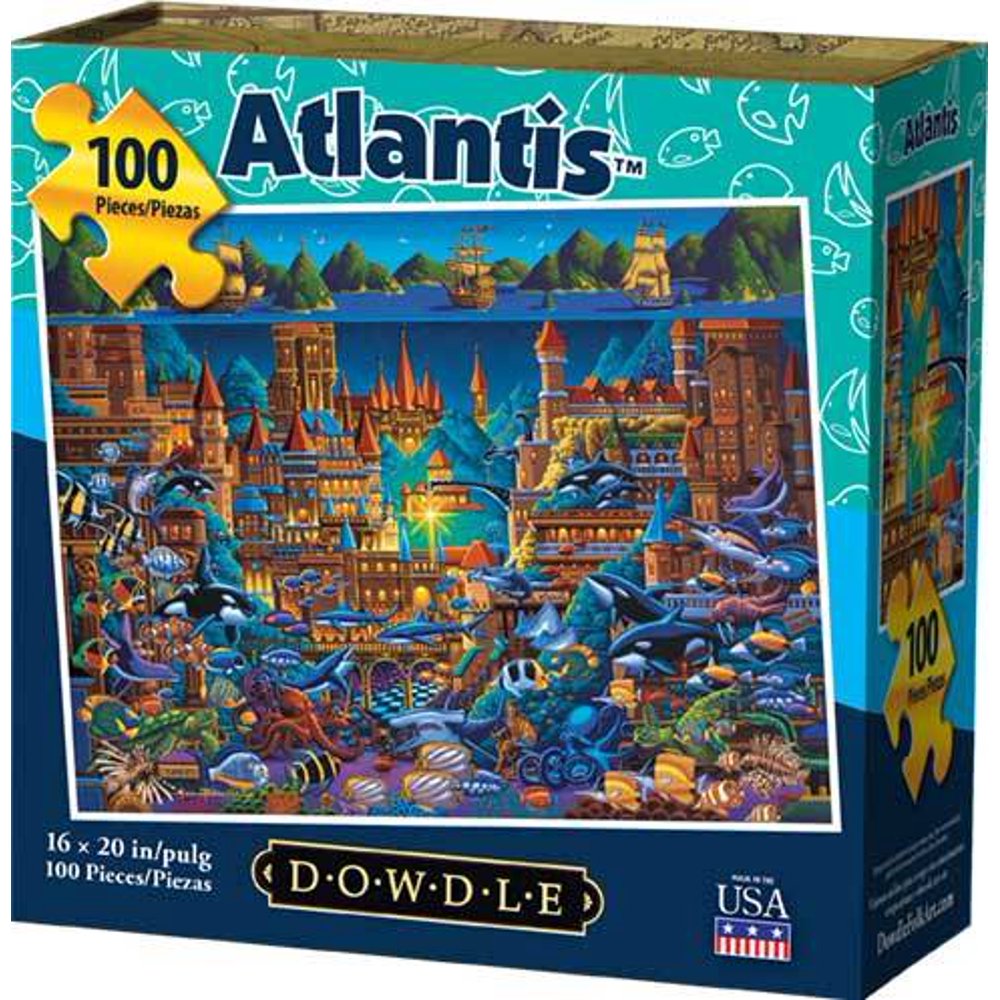 Dowdle Jigsaw Puzzle Atlantis 100 Piece