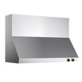 thumbnail image 2 of 48 in. 900 CFM Ducted Wall Mount Range Hood in Stainless Steel with Gold, 2 of 7