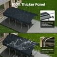 thumbnail image 2 of TIME RAY 12x20 Ft Carport, Heavy Duty Metal Car Port, All-Weather Protection, Easy Assembly for Cars, Trucks, Boats, Tractors, and Outdoor Storage, 2 of 8