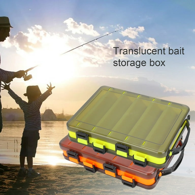 Fishing Box Organizer with Removable Dividers Fishing Soft Bait