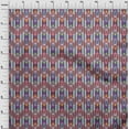 thumbnail image 3 of oneOone Viscose Chiffon Fabric Stripe Ikat Printed Craft Fabric BTY 42 Inch Wide, 3 of 4