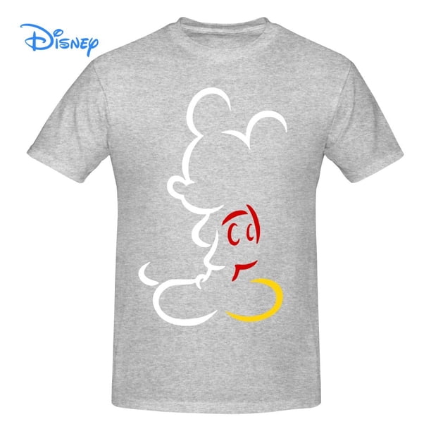 Mickey Mouse T shirt Harajuku Short Sleeve Disney T-shirt 100% Cotton Graphics Tshirt Brands Tee TopXXL Gao Jinjia LED