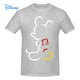 thumbnail image 1 of Mickey Mouse T shirt Harajuku Short Sleeve Disney T-shirt 100% Cotton Graphics Tshirt Brands Tee TopXXL Gao Jinjia LED, 1 of 2