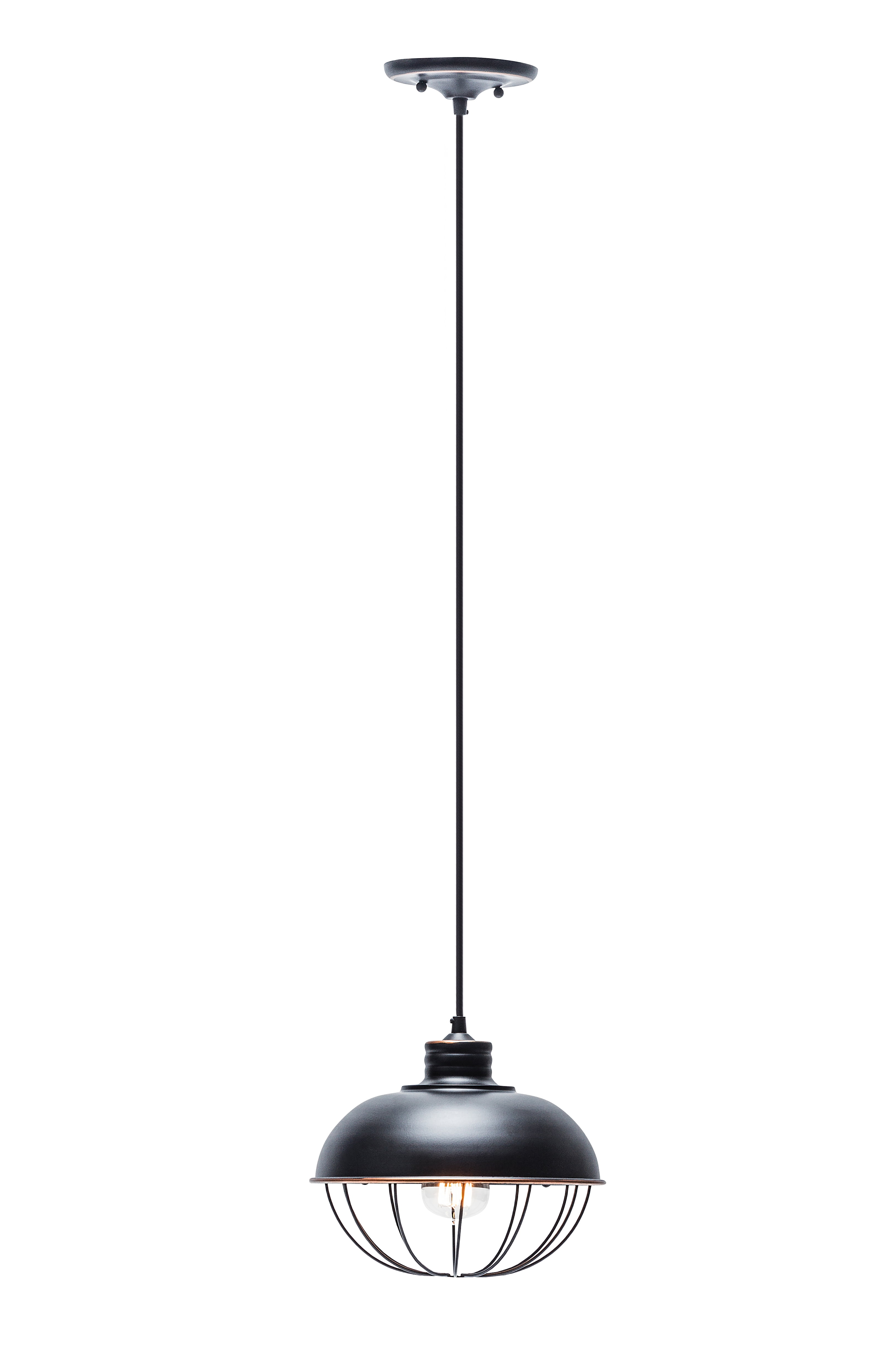 Chrome Clear Glass Outer Aluminum Inner Shades Globe Electric 65809 Maddox 3-Light Pendant Finish