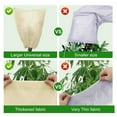 thumbnail image 5 of 40"Hx32"W Plant Covers Freeze Protection,Breathable Plant Blanket for Outdoor Indoor Plants,Thickened Frost Cloth Plant Cover for Winter with Drawstring,Adjustable Easy Observe,Reusable, 5 of 7