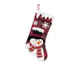 thumbnail image 2 of Xihbxyly Ofertas Por Tiempo Limitado Hoy Media Navideñas Tejidas con Diseños de Papá Noel y Muñeco de Nieve Bolsas de Regalo Rojas Ideales para Colgar En Árbol de Navidad, 2 of 7