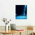thumbnail image 2 of COMIO Modern Artwork Oil Hd Canvas Prints Starry Sky Snow Mountain Scenery Pictures Paintings On Canvas Wall Art Photo For Living Room Kitchen Bedroom Home Modern Decorations Gift, 2 of 4