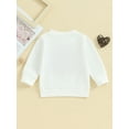thumbnail image 5 of Musuos Baby Hoodie, 6 12 18 24M 3T Long Sleeve Crew Neck Sweatshirt Heart Sequins Fall Clothes for Girls Boys, 5 of 10
