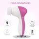 thumbnail image 5 of Cepillo limpiador facial LIUYMXG eléctrico resistente al agua LIMPIEZA PROFUNDA exfoliación suave 5 CABEZALES, 5 of 5