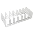 thumbnail image 2 of Organizador De Paleta De Sombras De Ojos, Base Estable Que Ahorra Espacio, Soporte De Almacenamiento De Sombra De Ojos Transparente De 7 Secciones Para Tocador De Baño, 2 of 7