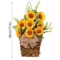 thumbnail image 4 of zhangmingg Spring Sunflower Farmhouse Hanging Decorative Garland for Wall Front Door, 4 of 5