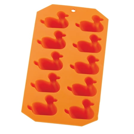 

HIC Silicone Ice Cube Chocolate Candy Baking and Craft Mold Non-Stick Heat-Resistant Fun Novelty Shapes Duck