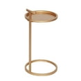 thumbnail image 5 of Abble Dia 12"  Round Soft Gold Metal C Table, 5 of 6