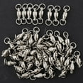 thumbnail image 5 of 50Pcs Ball Bea Swivels Fishing Snaps Hook Solid Swivels , 3 3, 5 of 6