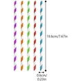 thumbnail image 2 of HLONK 200 PCS Paper Straws 100% Biodegradable Drinking Straw Durable and Recyclable Straws Disposable Straws Assorted Colors Smoothie Straws Drinking Straws for Cocktails Cold Drinks & Ju, 2 of 7