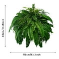 thumbnail image 3 of 2025 New Artificial Fern for Outdoors Ferns Large Artificial Ferns for Front Porch Halls Indoors Gardens Churches Window Box Decorating, 3 of 4