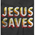 thumbnail image 2 of Religious Christian Jesus Saves Womens Slim Fit Graphic Tee Brisco Brands S, 2 of 5