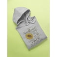 thumbnail image 3 of Sunflower Curved Font Quote Hoodie Women -GoatDeals Designs, Female x-Large, 3 of 4