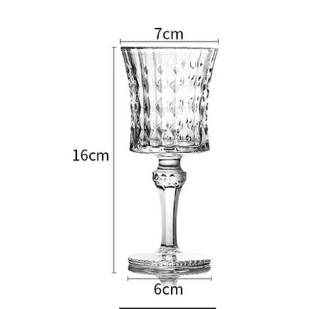 

Livesture Creative glass cocktail glass Champagne Diamond Cup