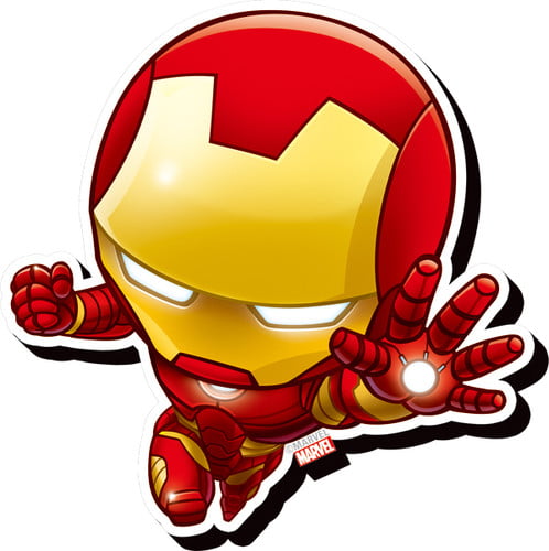 Magnet Aimant Frigo Ø38mm Iron Man Super Heros Marvel Comics SHIELD 