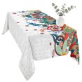 thumbnail image 2 of Bohemian Floral Table Cloth Waterproof Tablecloths, Retro Abstract Flowers Boho Ethnic Tablecloth Dining Table Cover for Kitchen Party Tabletop Outdoor, Rectangle Tablecloth 60x120 Inch, 2 of 9
