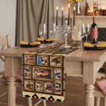 thumbnail image 2 of Table Runners 48 Inches Long Dress Scarves, Wildlife Camels Farmhouse Kitchen/Dining Table Runner, Short Coffee Tablerunners, Deserts Animals Brown Geometric Rustic 13x48 Inch, 2 of 9