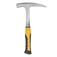 thumbnail image 2 of Martillo de ladrillo con mango de goma, resistente a impactos, geológico, cabeza puntiaguda, martillo de pico de pato S, 2 of 14