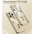 thumbnail image 3 of JETech Electroplated Case for iPhone 14 Pro Max 6.7-Inch, Camera Lens Full Protection, Compatible with MagSafe Wireless Charging, Shockproof Soft TPU Phone Cover (Gold), 3 of 7