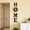 Black, variant on Xhegex Spring Alphabet Wreath Decor - Versatile Wooden Wall Decoration for Home Entryways and Living Spaces