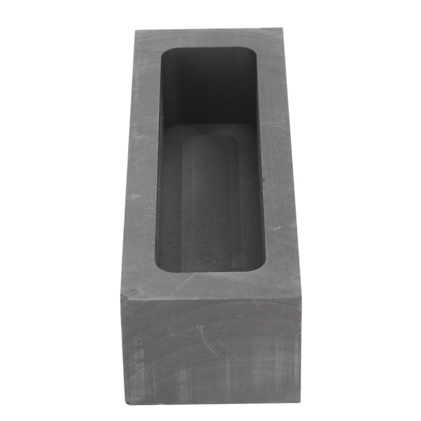 Molde de lingote de grafito, molde de crisol de grafito rectangular de ...