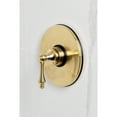 thumbnail image 3 of Kingston Brass KB6337ALTO Restoration Single-Handle Pressure Balanced Tub Faucet in Brushed Brass, 3 of 7