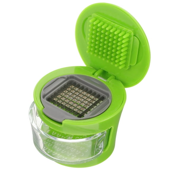 FRCOLOR  Garlic Press Stainless Steel Kitchen Hand Tools Slicer Mince Green