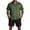 Y2-Camouflage Green, variant on Men's 2 Piece Outfit Mesh Short Sleeve Button Down Shirt and Shorts Set Lapel Collar Drawstring Outfit Lightweight Summer Beach Vacation Walking Athletic Activewear,Camouflage Green L