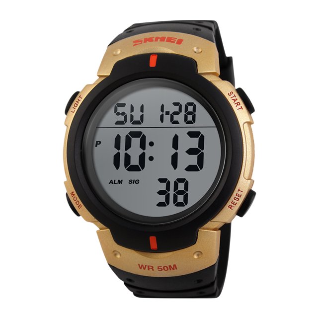 Reloj Deportivo con Pantalla Digital Kuymtek Resistente al Agua, Pantalla Retroiluminada y con Cronómetro