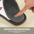 thumbnail image 6 of IAUYY Memory Foam House Slippers Suitable for Both Men and Women. Comfortable, Anti-Slip Plush Flat-Bottomed Slippers The Best Holiday Gift Fun Music, 6 of 9
