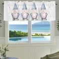 thumbnail image 3 of Blue Gnome Valances for Windows Pink Easter Egg Rod Pocket Curtain Valance Window Treatment Short Curtains for Kitchen Living Room, 54"x18", 3 of 9