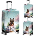 thumbnail image 2 of Happy Mother's Day Best German Shepherd Mom Ever Travel Luggage Cover Alsatian Dog Lover Gifts Suitcase Dust Protective Decor - 03002, 2 of 5
