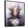 thumbnail image 2 of Designart "Meditative Mind Of A Woman" Meditation Floater Framed Canvas Art Print, 2 of 5