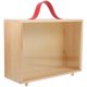 thumbnail image 1 of GOOHOCHY Caja de regalo de madera Caja de almacenamiento de madera con asa portátil y ventana transparente, 1 of 8