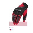 thumbnail image 5 of Guantes de montar en moto de cross con protección de fibra de carbono, nudillos duros, pantalla táctil, guantes de motocicleta para hombre con dedo completo, protección de nudillos premium,, 5 of 5