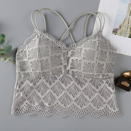 

UDAXB Lingerie Women Wireless Bra Top Vest Breathable Chest Pad Wearing Sports Underwear