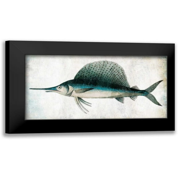 Grey, Jace 14x9 Black Modern Framed Museum Art Print Titled - Swordfish