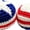 2PCS, variant on Patriotic USA Flag Hand-Made Knitted Footbag Sack for Adults, Professional Stars & Stripes Kick Balls, Patriotic Crocheted Kickball Bean Bag for Juggling & Footbag Games,Exercise Bag for Fitness